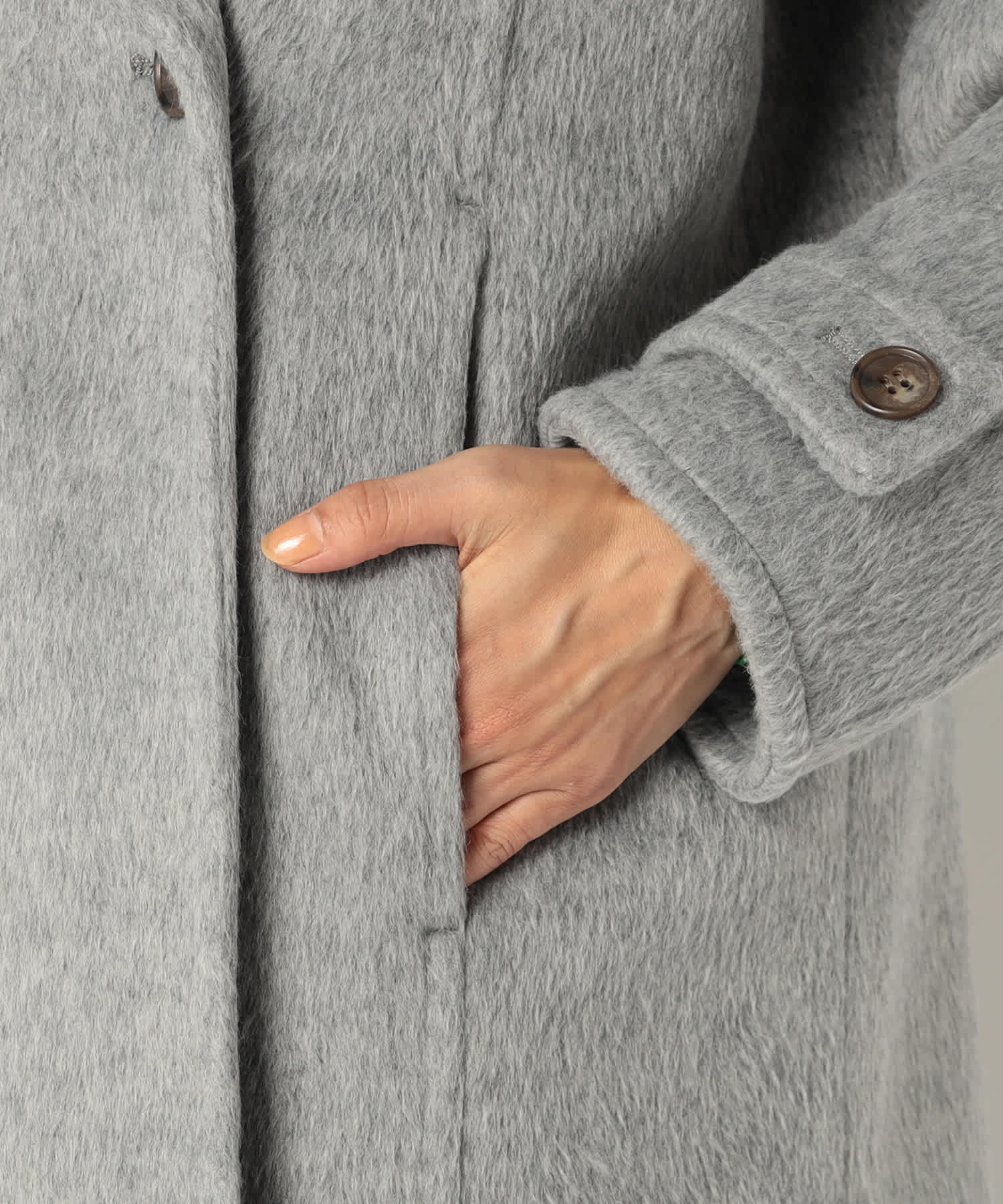 【特別価格20%OFF】ウールシンプルロングコート