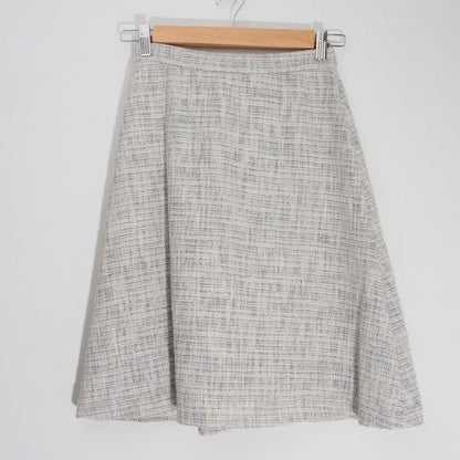 ツイードラメフレアスカート