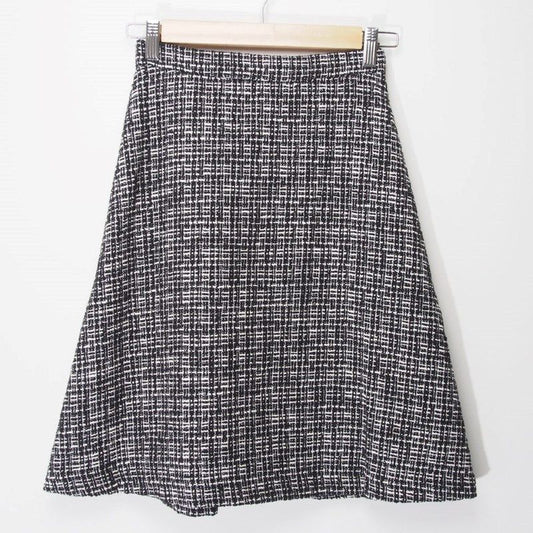 ツイードラメフレアスカート