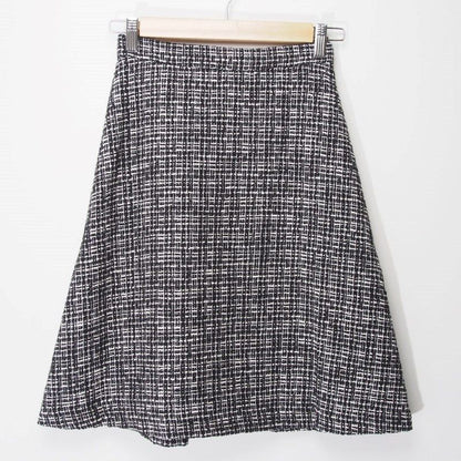 ツイードラメフレアスカート