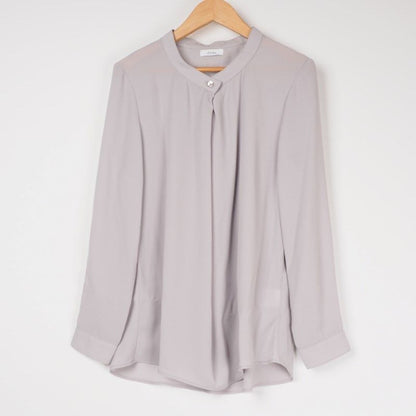 フロントドレープスタンドブラウス