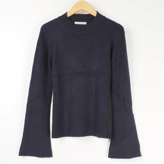 ベルスリーブリブニット