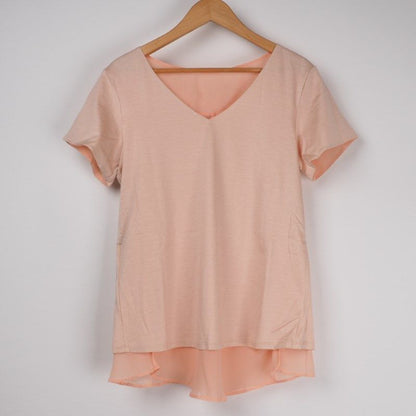 リバーシブルシフォンカットソー