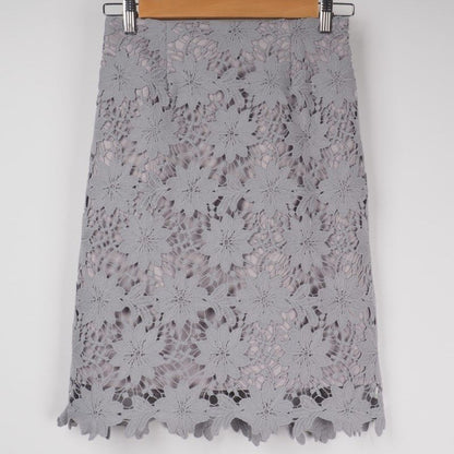 クロシェレースタイトスカート