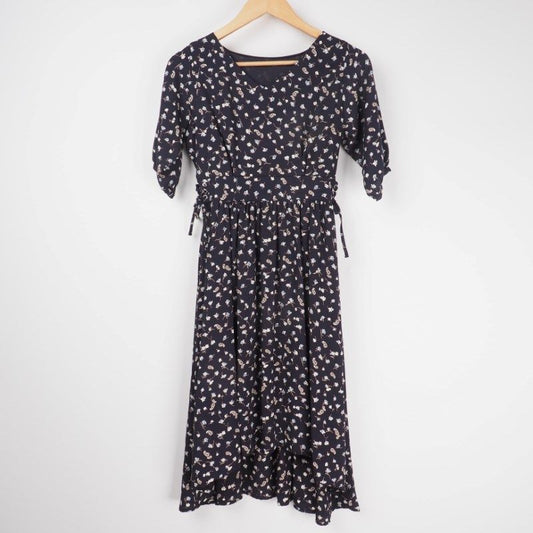 小花柄上品ワンピース