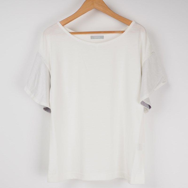 フレアスリーブカットソー