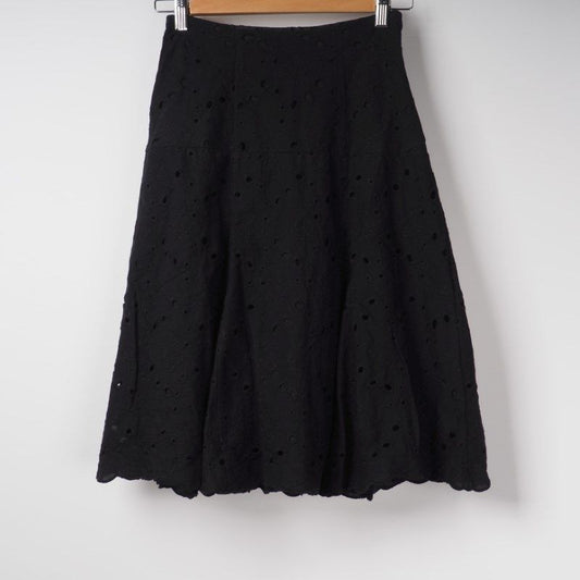 スカラップレースフレアスカート