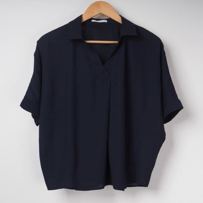 ドルマンスリーブスキッパーブラウス