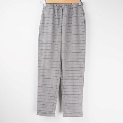 ウエストゴムチェック柄パンツ