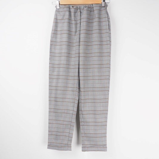 ウエストゴムチェック柄パンツ