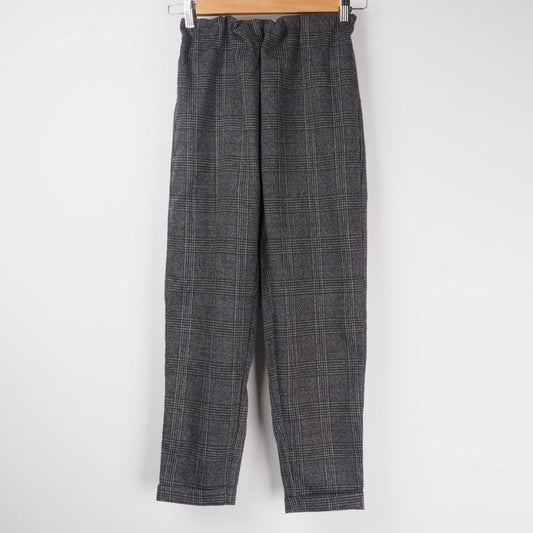 ウエストゴムチェック柄パンツ