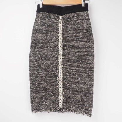 ツイーディニットタイトスカート