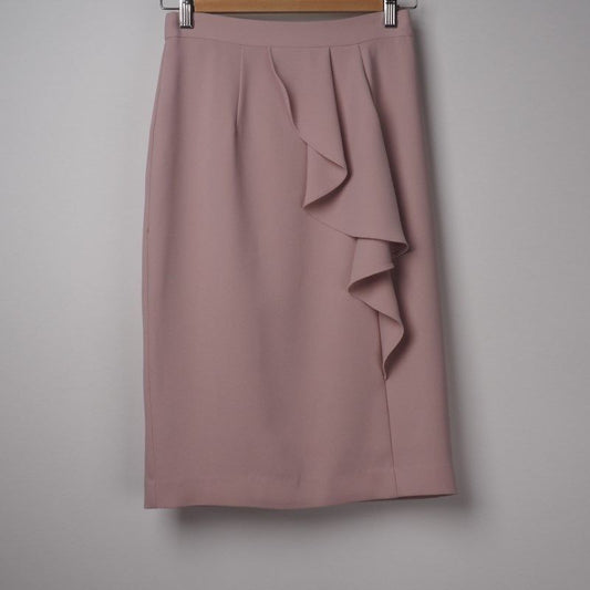 アシンメトリーフレアタイトスカート