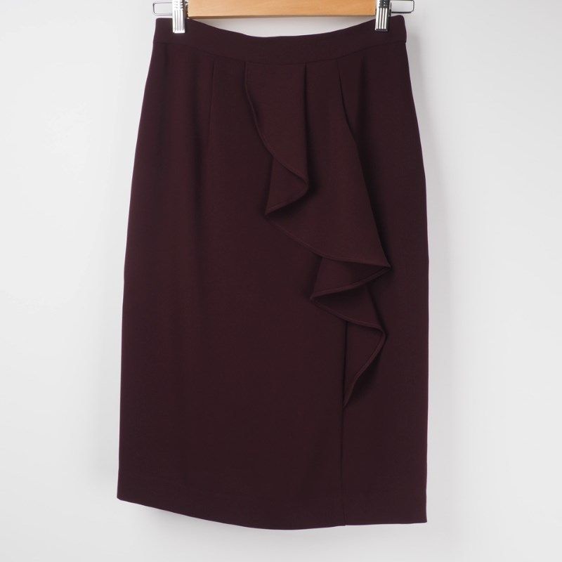 アシンメトリーフレアタイトスカート