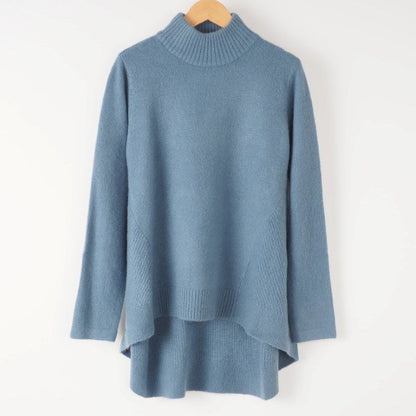 ボトルネックゆったりニット