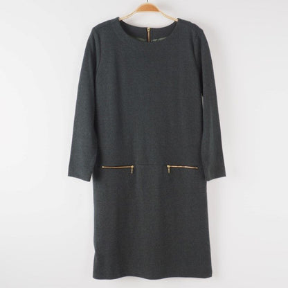 ジップポケット付きワンピース