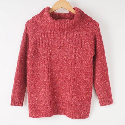 オフタートルネックニット