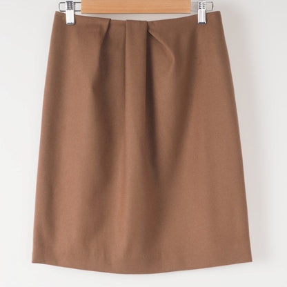 タック立体シルエットタイトスカート