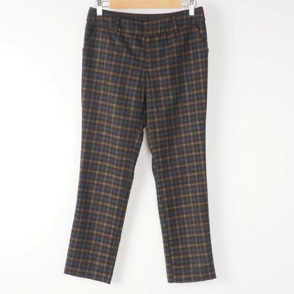 チェック柄パンツ