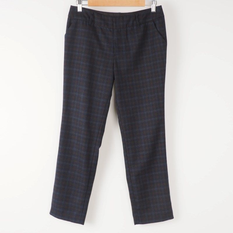 チェック柄パンツ