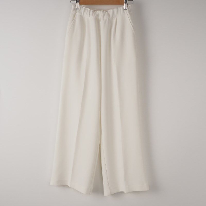 センタープレスワイドパンツ