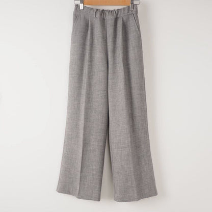 センタープレスワイドパンツ
