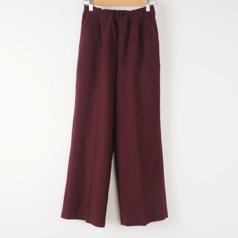 センタープレスワイドパンツ