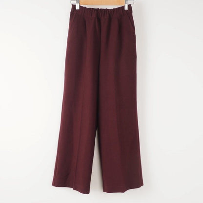 センタープレスワイドパンツ