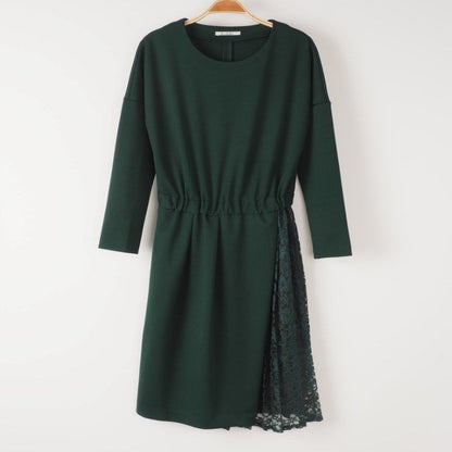 レース切り替えデザインワンピース