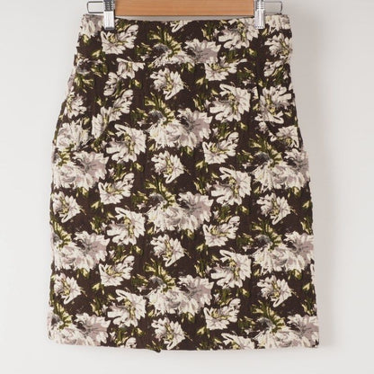 花柄タイトスカート