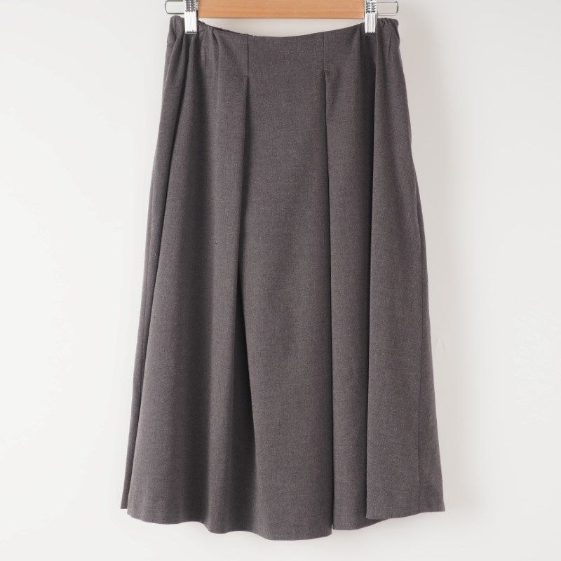 TR起毛ストレッチタック入りフレアスカート