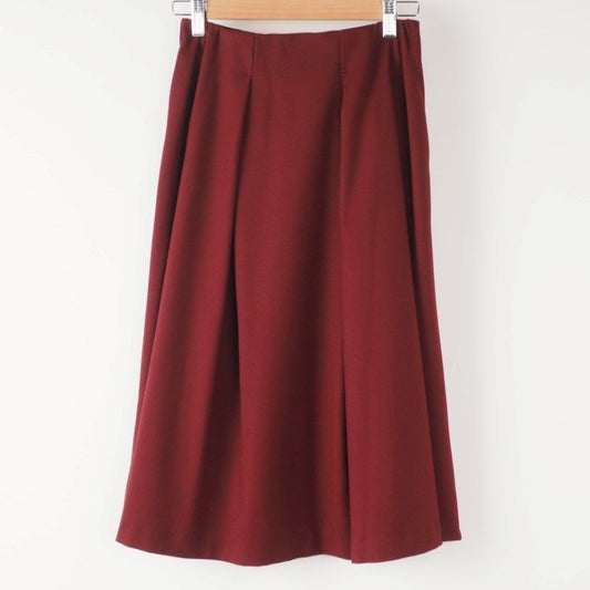 TR起毛ストレッチタック入りフレアスカート