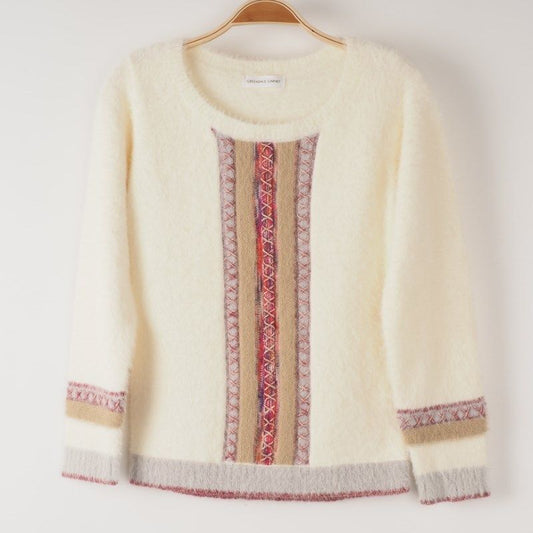 ジャガードデザインニット