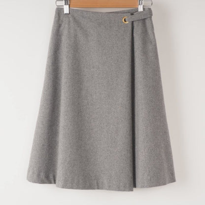 ウールフラノフレアスカート