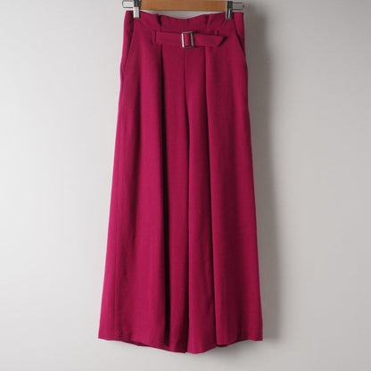 ポイントベルト付きフレアパンツ