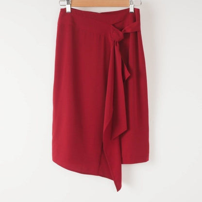 サイドフリルラップ風タイトスカート