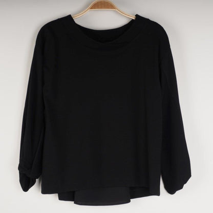 バックジップデザインカットソー