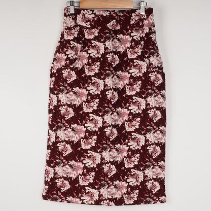 花柄タイトスカート