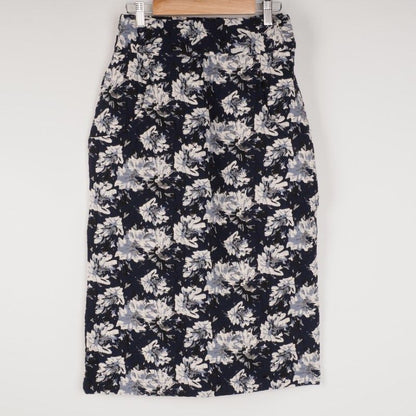 花柄タイトスカート