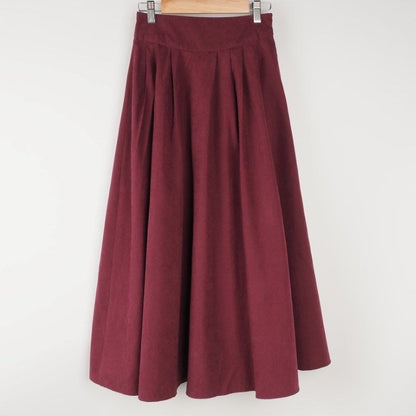 ピーチスキンフレアスカート