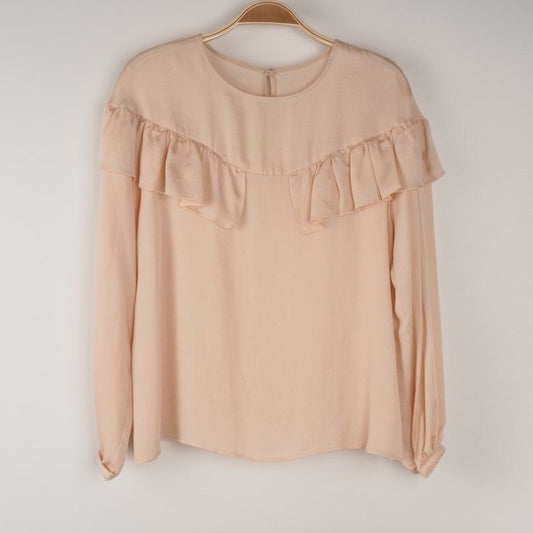 フリルブラウス