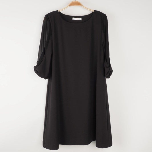 袖切り替えデザインワンピース