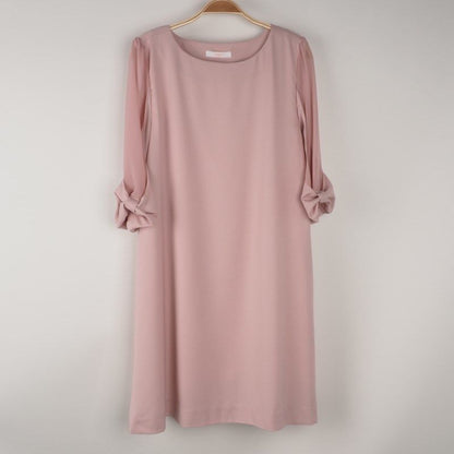 袖切り替えデザインワンピース