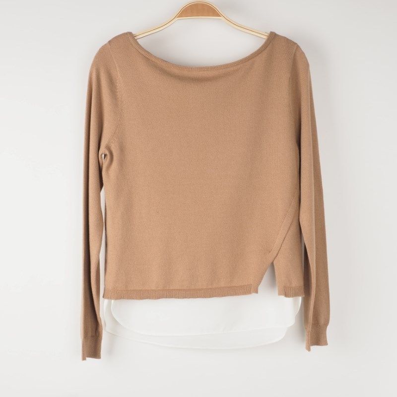 重ね着風ニット