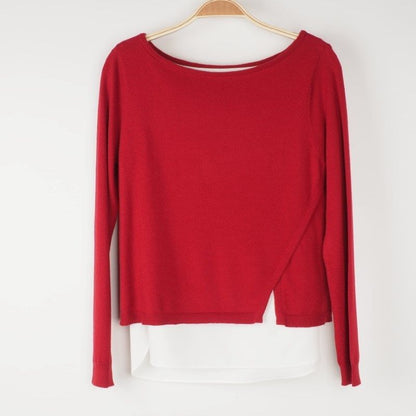 重ね着風ニット