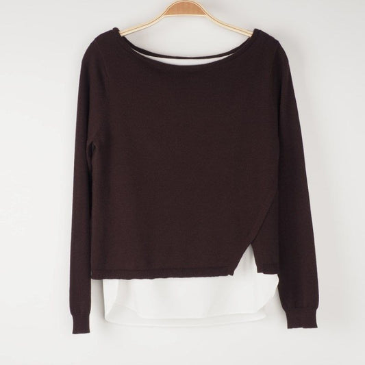 重ね着風ニット