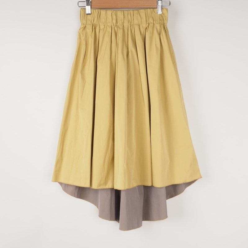 フィッシュテールデザインギャザースカート