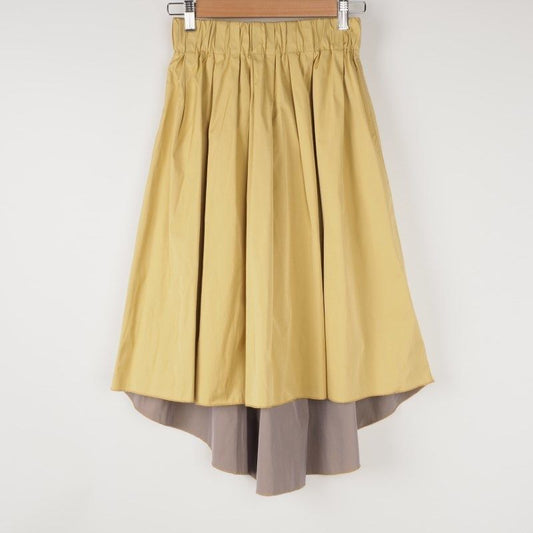 フィッシュテールデザインギャザースカート