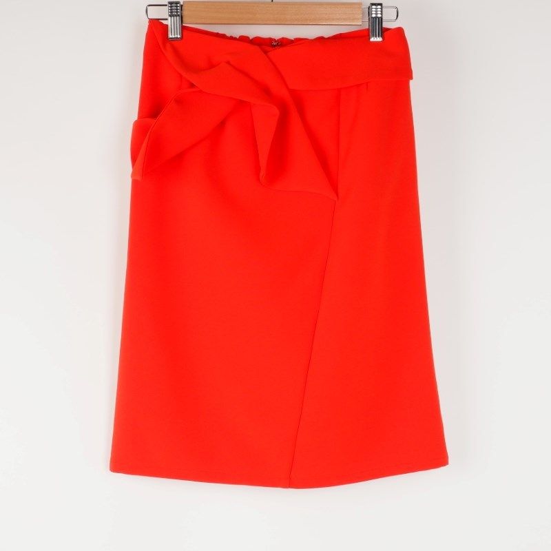 リボン風デザインタイトスカート