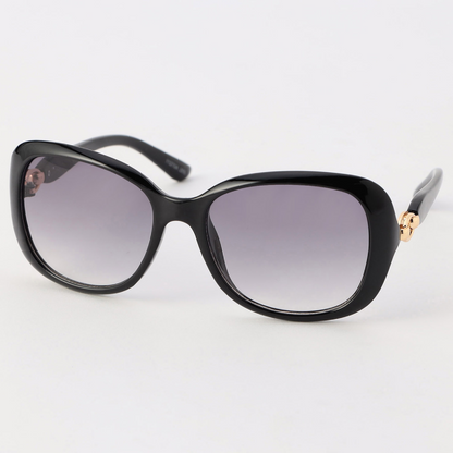 golden accent glasses